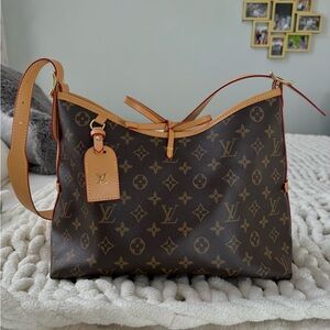 Gorchic Brown and Tan Monogram Shoulder Bag